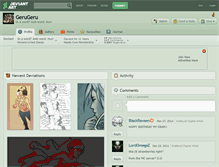 Tablet Screenshot of gerugeru.deviantart.com