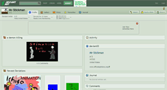 Desktop Screenshot of mr-stickman.deviantart.com
