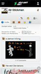 Mobile Screenshot of mr-stickman.deviantart.com