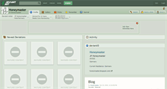 Desktop Screenshot of honeymaster.deviantart.com