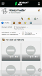 Mobile Screenshot of honeymaster.deviantart.com
