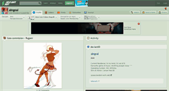 Desktop Screenshot of aingeal.deviantart.com