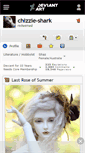Mobile Screenshot of chizzie-shark.deviantart.com