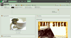 Desktop Screenshot of hatestock.deviantart.com