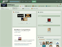 Tablet Screenshot of nwnclub.deviantart.com