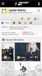 Mobile Screenshot of lanier-shinru.deviantart.com