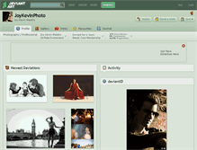 Tablet Screenshot of joykevinphoto.deviantart.com