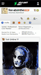 Mobile Screenshot of fee-absinthe.deviantart.com