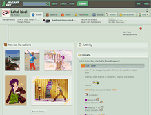 Tablet Screenshot of leksi-iskel.deviantart.com