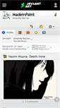 Mobile Screenshot of madeinpaint.deviantart.com
