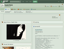 Tablet Screenshot of madeinpaint.deviantart.com