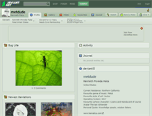 Tablet Screenshot of metdude.deviantart.com