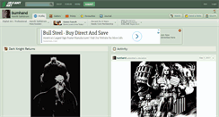 Desktop Screenshot of bumhand.deviantart.com