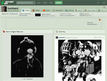 Tablet Screenshot of bumhand.deviantart.com