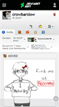 Mobile Screenshot of crowbarslow.deviantart.com