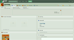 Desktop Screenshot of hyperdogg.deviantart.com