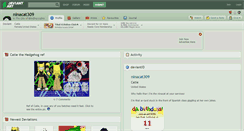 Desktop Screenshot of ninacat309.deviantart.com