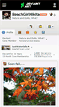 Mobile Screenshot of beachgirlnikita.deviantart.com