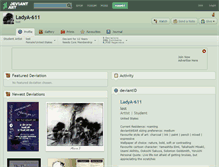 Tablet Screenshot of ladya-611.deviantart.com