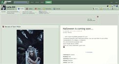 Desktop Screenshot of luria-xxii.deviantart.com