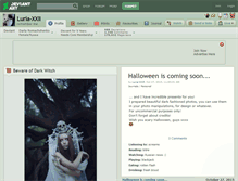 Tablet Screenshot of luria-xxii.deviantart.com