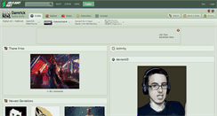 Desktop Screenshot of damrick.deviantart.com