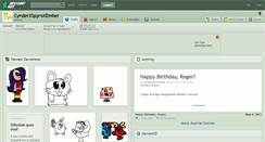 Desktop Screenshot of cynderxspyroxember.deviantart.com