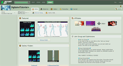 Desktop Screenshot of digitalarttutorial.deviantart.com