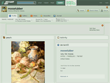 Tablet Screenshot of mooselubber.deviantart.com