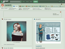 Tablet Screenshot of camishcd.deviantart.com