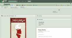 Desktop Screenshot of haaqmedia.deviantart.com