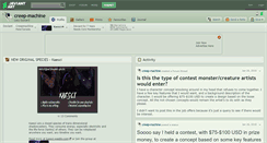 Desktop Screenshot of creep-machine.deviantart.com