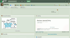 Desktop Screenshot of intercine.deviantart.com