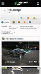 Mobile Screenshot of nc-design.deviantart.com