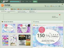 Tablet Screenshot of joyologo.deviantart.com