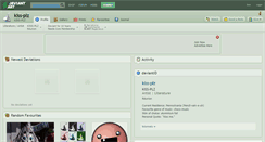 Desktop Screenshot of kiss-plz.deviantart.com