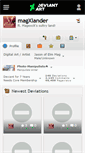Mobile Screenshot of magxlander.deviantart.com
