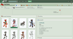 Desktop Screenshot of cato9tails.deviantart.com