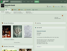 Tablet Screenshot of beyond-clouds.deviantart.com