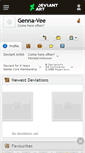 Mobile Screenshot of genna-vee.deviantart.com