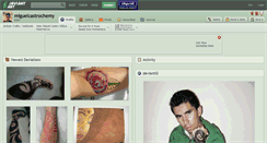Desktop Screenshot of miguelcastrochemy.deviantart.com