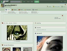 Tablet Screenshot of genuinegemini11.deviantart.com