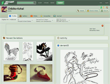 Tablet Screenshot of chibiko-kohai.deviantart.com