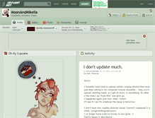Tablet Screenshot of moonandmikella.deviantart.com