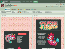 Tablet Screenshot of paradisefever.deviantart.com