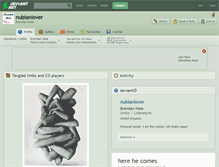 Tablet Screenshot of nubianlover.deviantart.com