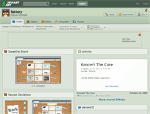 Tablet Screenshot of faktory.deviantart.com