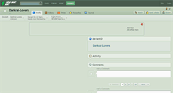 Desktop Screenshot of darkrai-lovers.deviantart.com