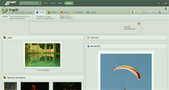 Desktop Screenshot of frog3d.deviantart.com