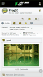 Mobile Screenshot of frog3d.deviantart.com
